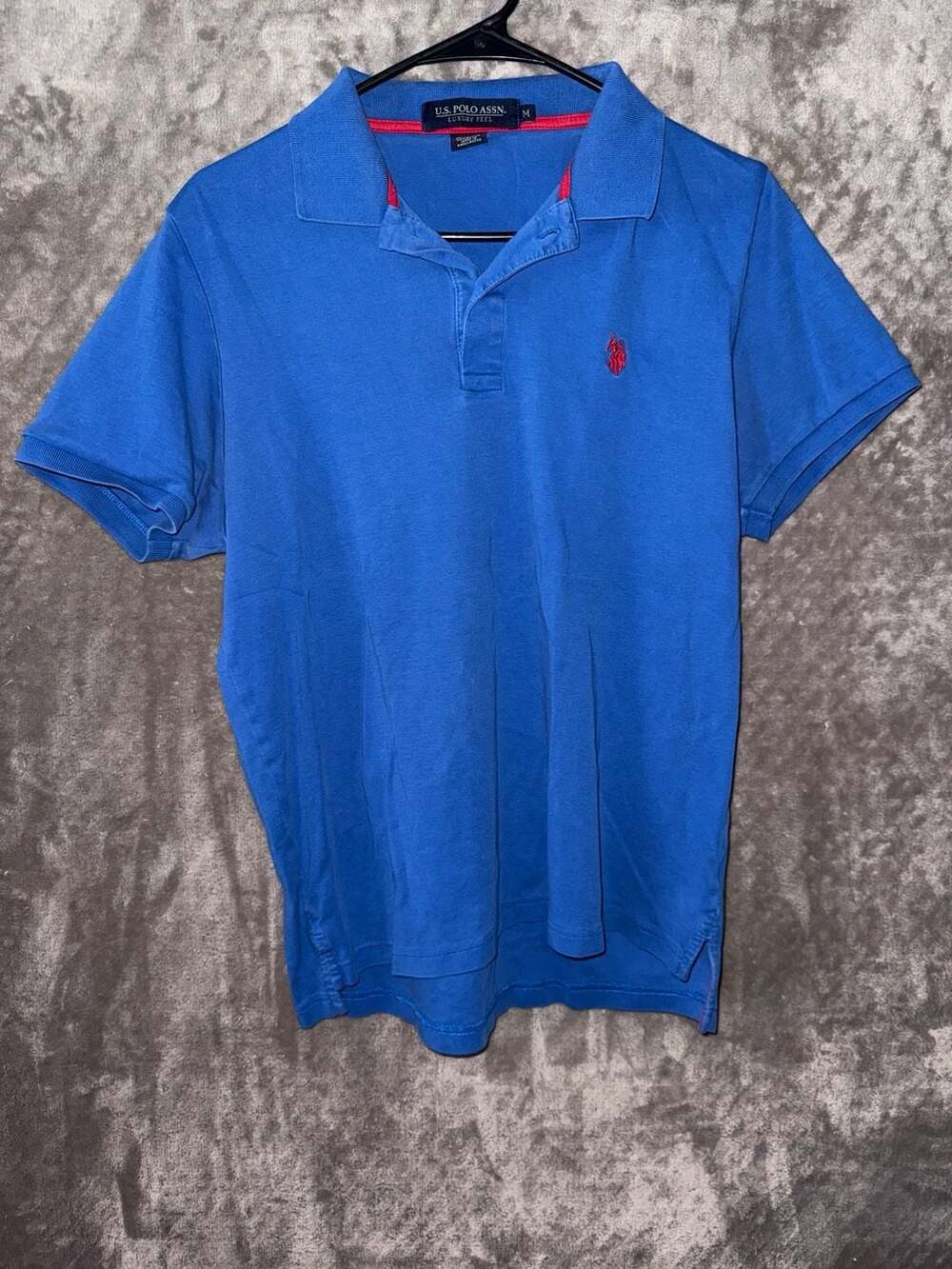 U.S. Polo Assn. Luxury Feel Polo Shirt Blue Size M